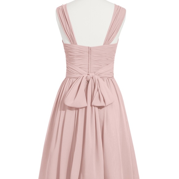 Azazie Mikaela Dress - Dusty Rose, Size 4 - Picture 2 of 2